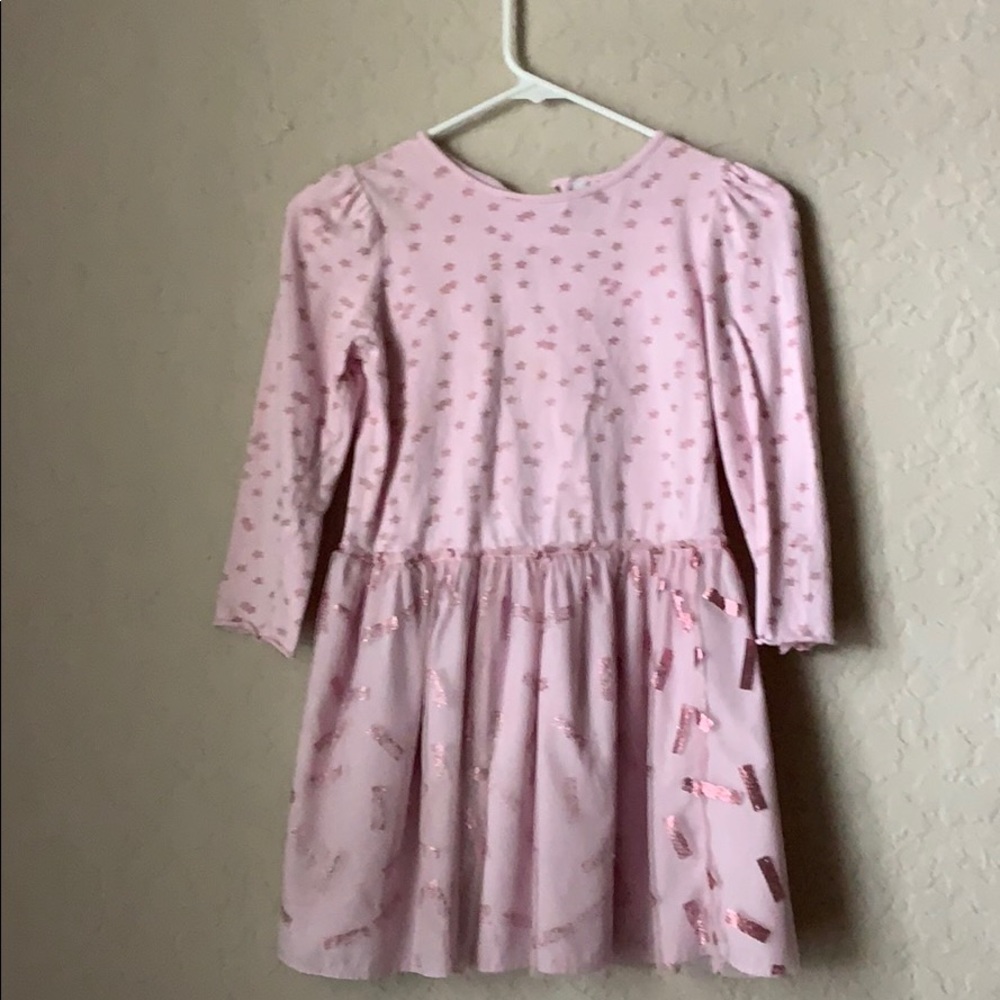 pink dress sparkling